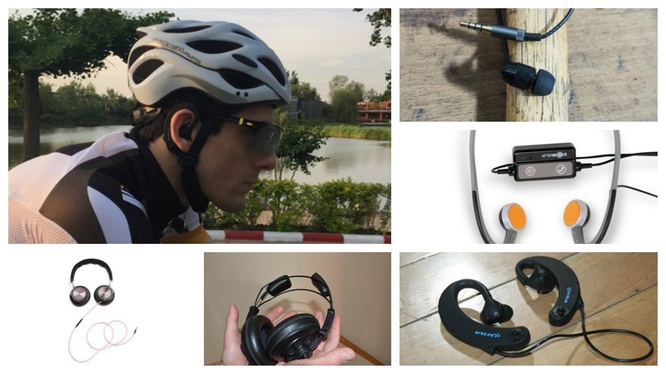 Is it safe to use headphones while cycling